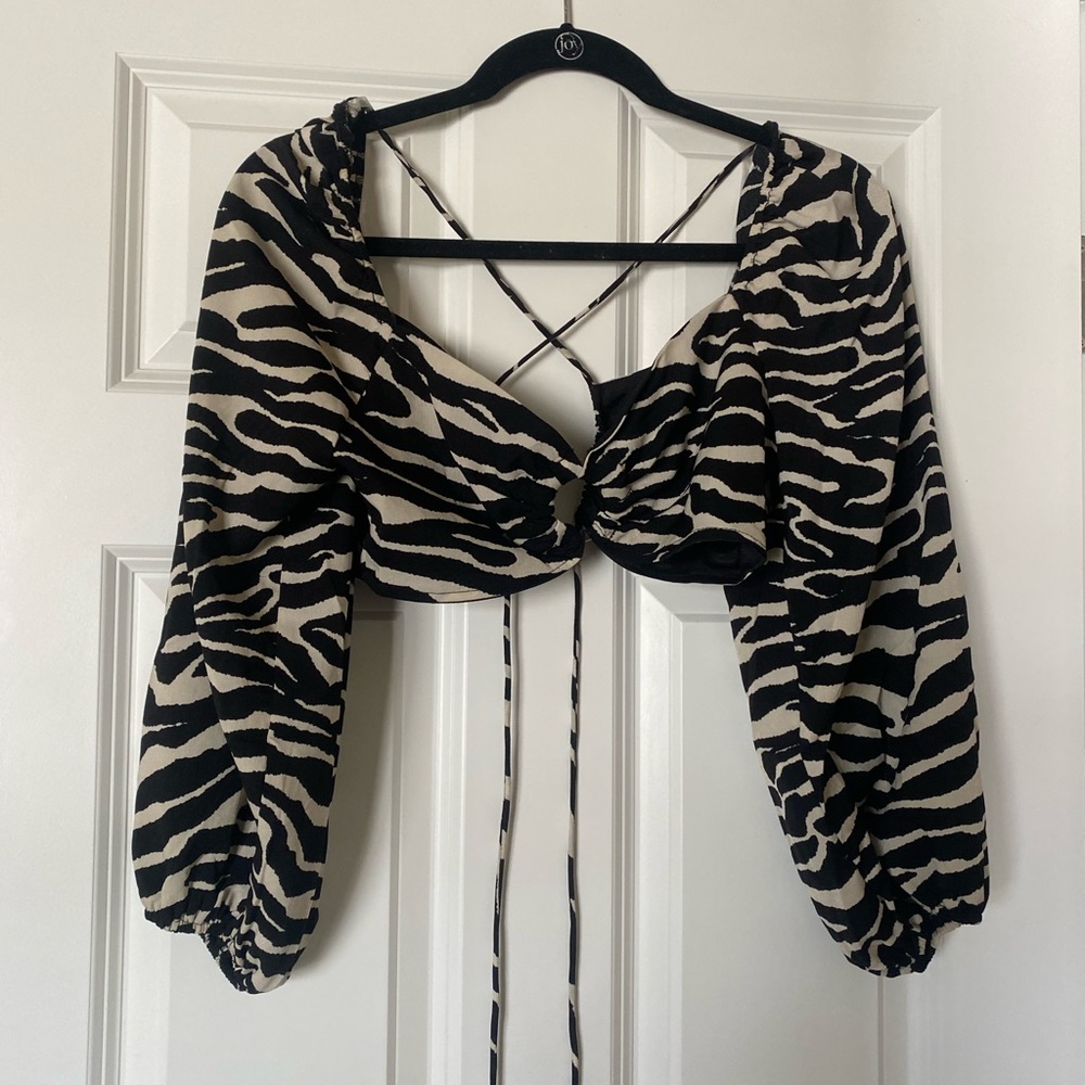 Long Sleeve Crop Top